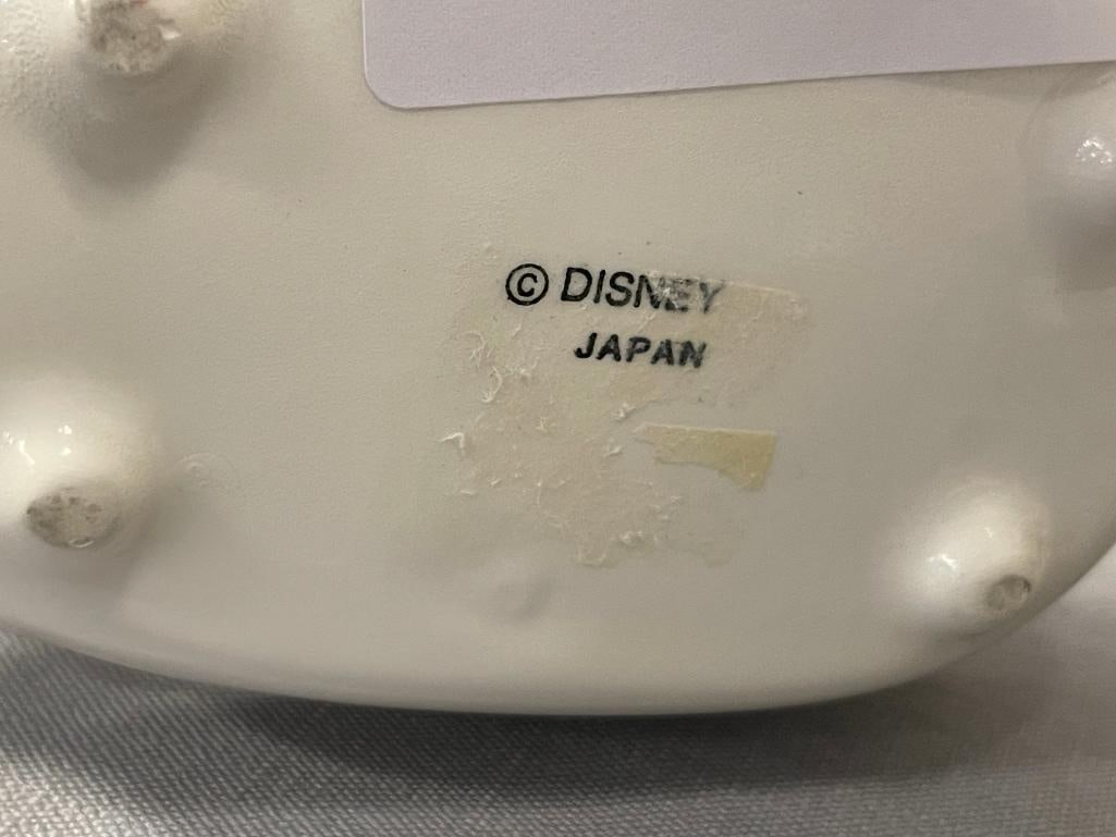 DISNEY MICKEY AND MINNIE INDIVIDUAL CERAMIC FIGURAL SOAP DISHES AND MINNIE WRIST WATCH - 8