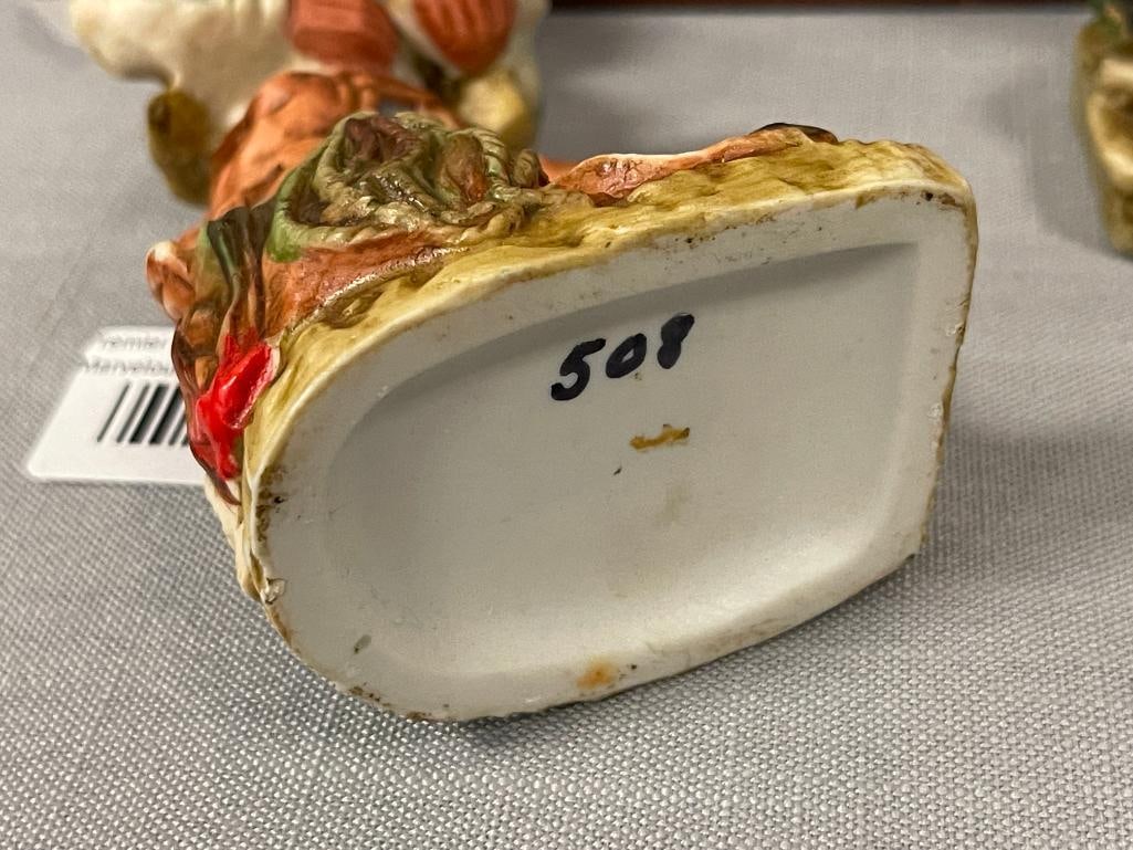 THREE SETS OF LEWIS & CLARK CERAMIC DECANTERS TWO SETS OF COWBOY AND COOK AND INDIAN AND TRADER - 8