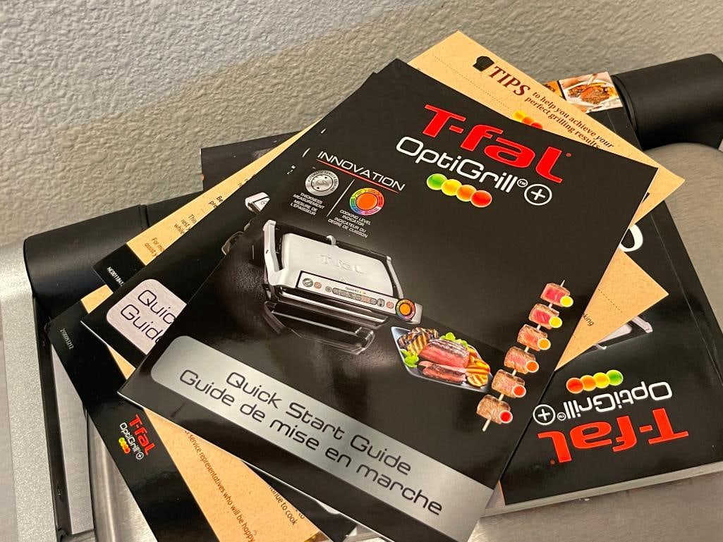 T-FAL OPTIGRILL ELECTRIC GRILL WITH PROGRAMABLE FEATURE - 7