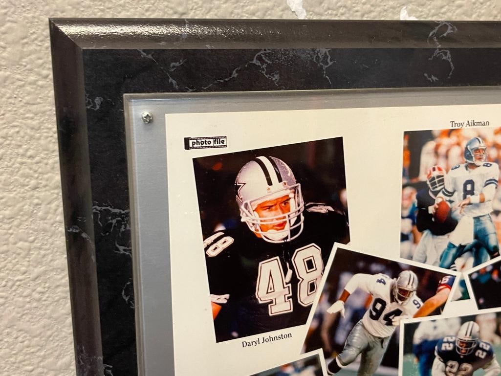 1993 DALLAS COWBOYS SUPERBOWL XXVIII CHAMPIONS PLAQUE - 3