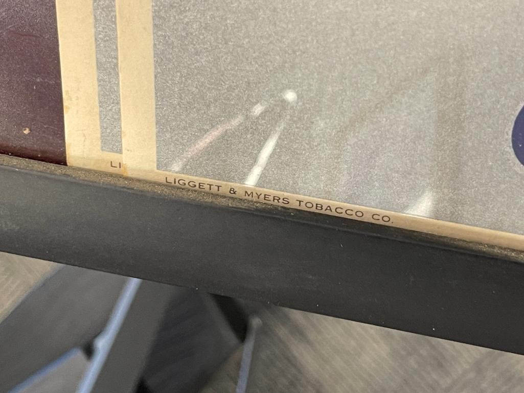 LIGETT & MYERS TOBACCO CO. ADVETISEMENT CIGARETTE POSTERS TOTAL OF TWO CIRCA 1950'S - 1960'S - 8