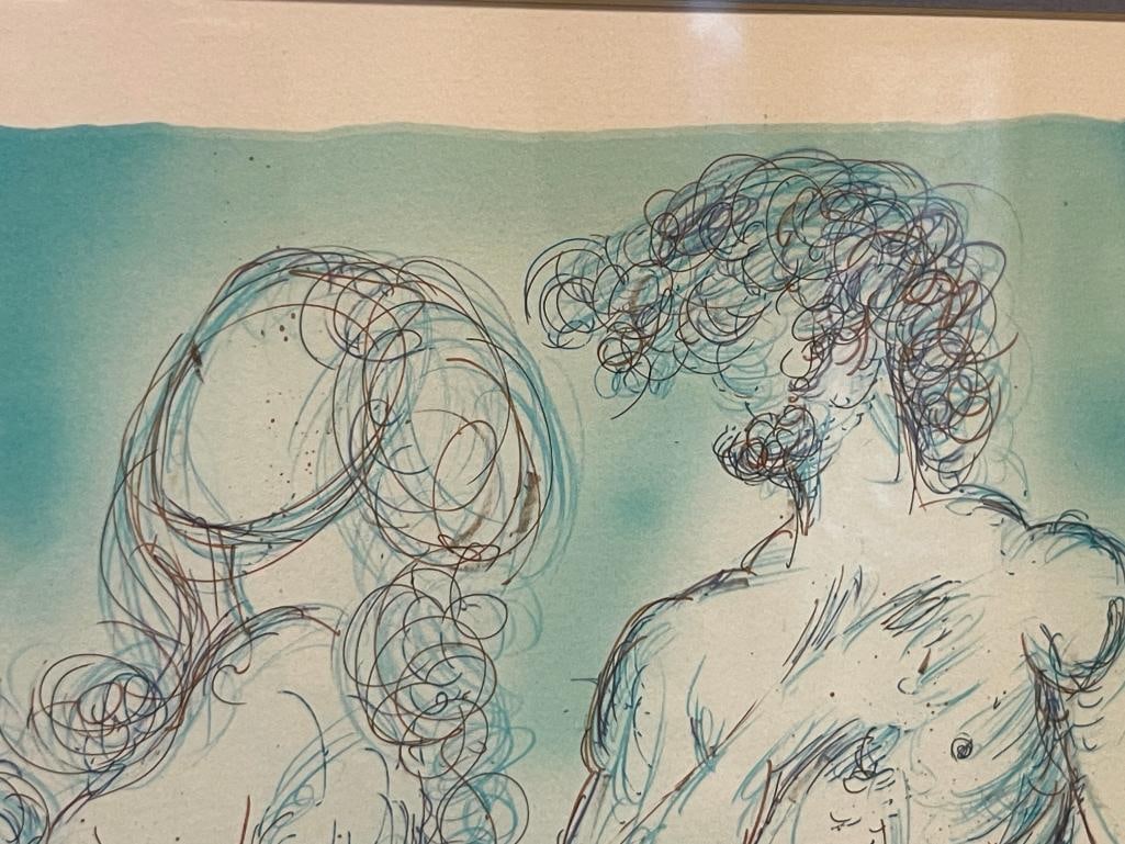 SALVADOR DALI RENOWN SURREALIST ARTIST SIGNED LIMITED EDITION LITHOGRAPH THE JUDGEMENT OF PARIS - 6