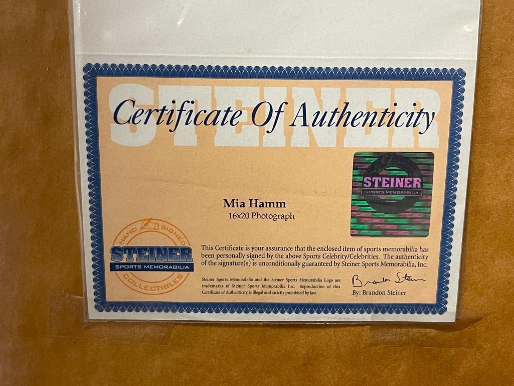 MIA HAMM LIMITED EDITION SIGNED 16X20 PHOTOGRAPH STEINER SPORTS MEMORABILIA - 8