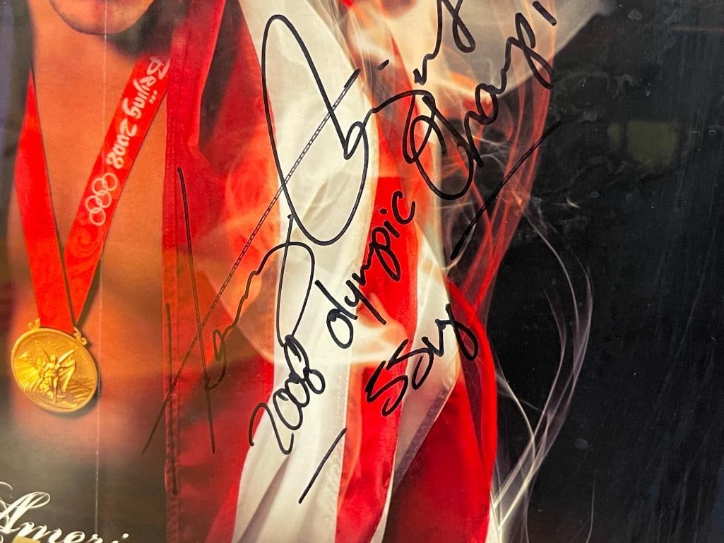 AUTOGRPAHED HENRY CEJUDO MIXED MARTIAL ARTIST OLYMPIC GOLD MEDALIST ADIDAS PROMOTIONAL POSTER - 4