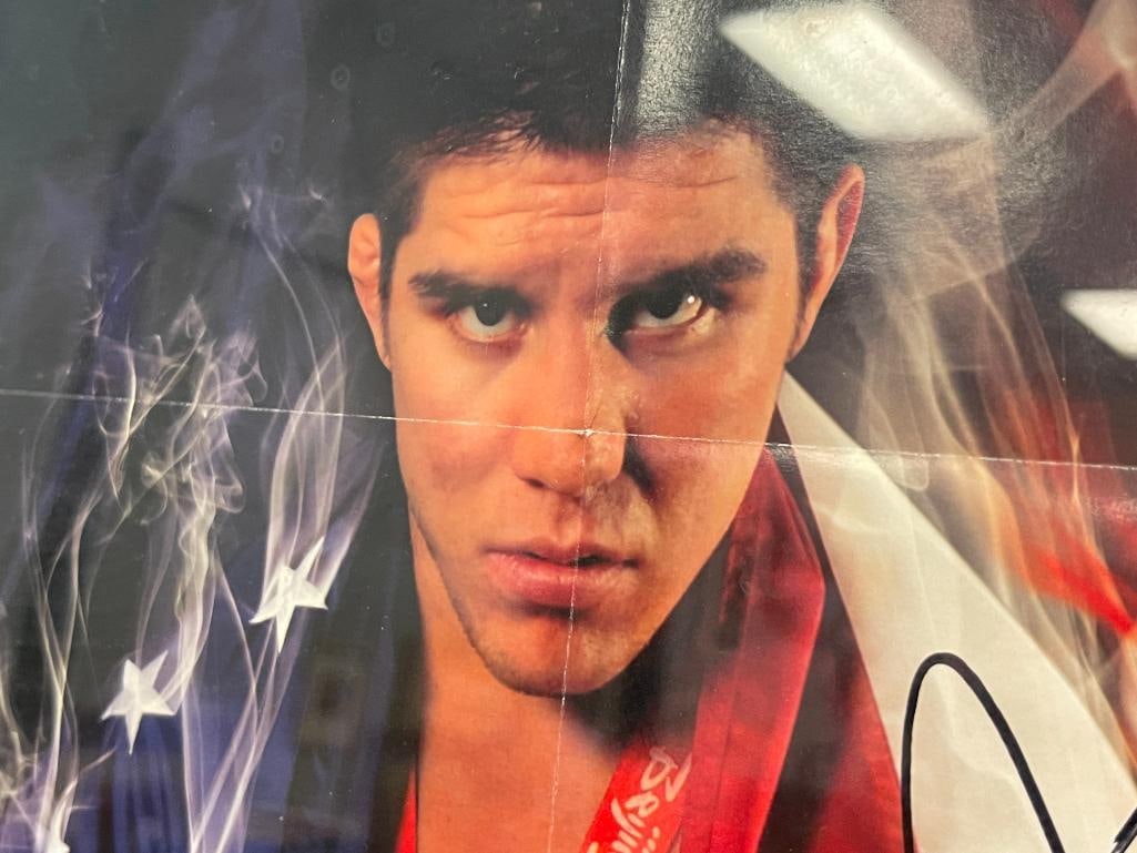 AUTOGRPAHED HENRY CEJUDO MIXED MARTIAL ARTIST OLYMPIC GOLD MEDALIST ADIDAS PROMOTIONAL POSTER - 7
