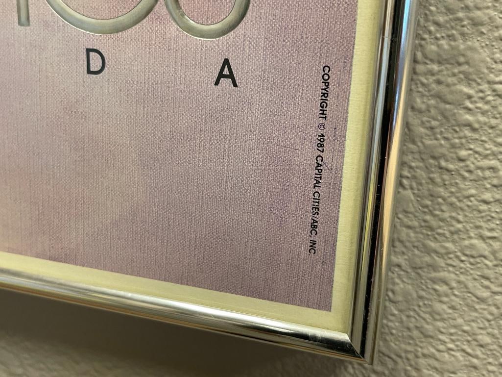 1988 XV WINTER OLYMPICS SKI POSTER HELD IN CALAGARY, CANADA FEB. 13-28, 1988 - 7