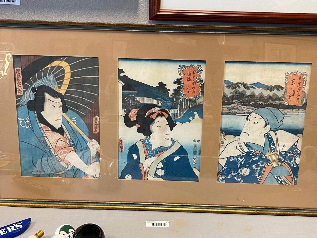 KUNISADA / UTAGAWA TOYOKUNI III JAPANESE UKIYO-E ARTIST WOODBLOCK PRINTS EDO PERIOD CIRCA 1603-1868 - 3