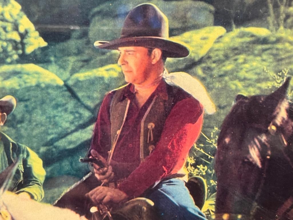 1937 REPRODUCTION CHEYENN RIDES AGAIN MOVIE POSTER BY VICTORY PICTURES - 5