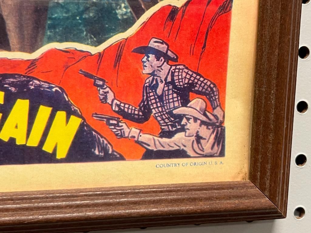 1937 REPRODUCTION CHEYENN RIDES AGAIN MOVIE POSTER BY VICTORY PICTURES - 6