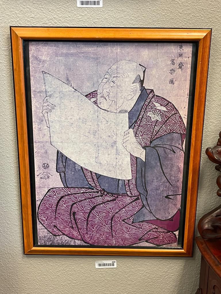 TOSHUSAI SHARAKU THE THEATRE MANAGER PRINT JAPAANESE UKIYO-E ARTIST - 2