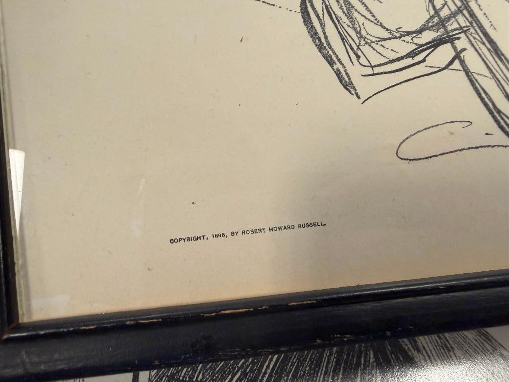 FOUR ANTIQUE FASHION PRINTS INCLUDING TWO HAND COLORED GODEY'S FASHIONS OF 1871 - 12