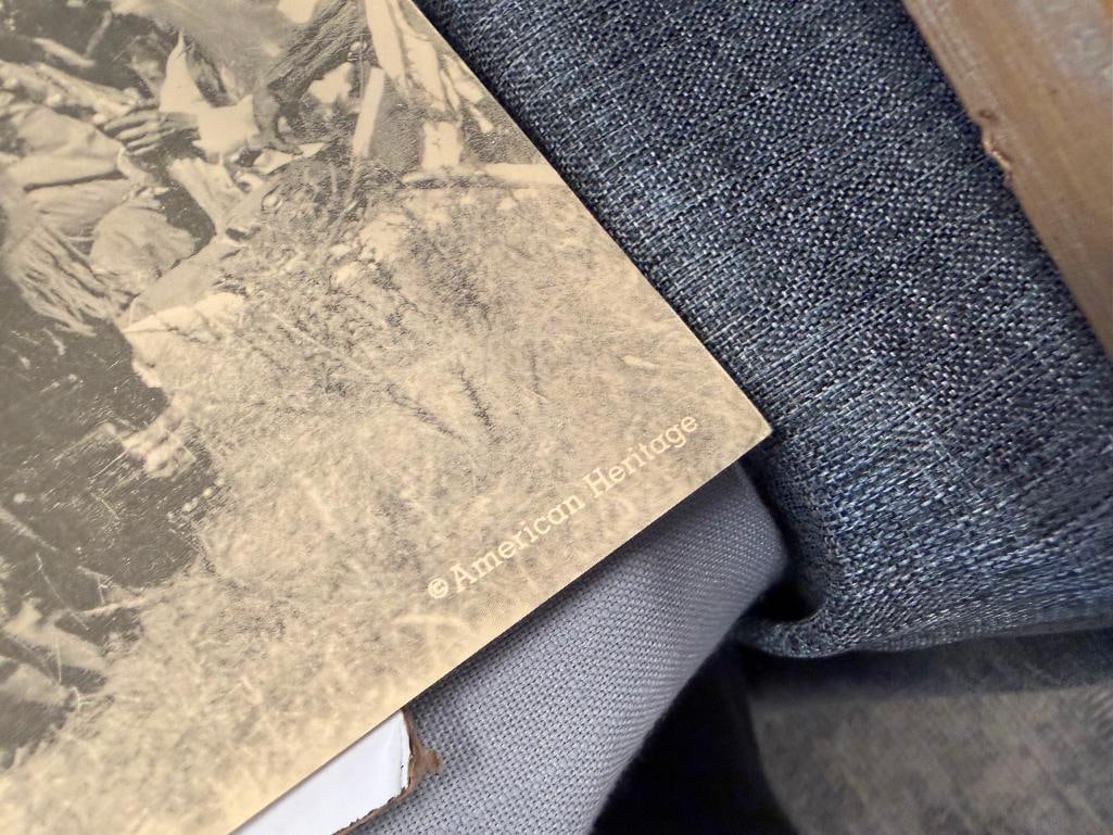 12 BLACK AND WHITE AMERICAN HERITAGE NATIVE AMERICAN PRINTS FEATURING DAILY LIFE OF NATIVE AMERIC... - 7