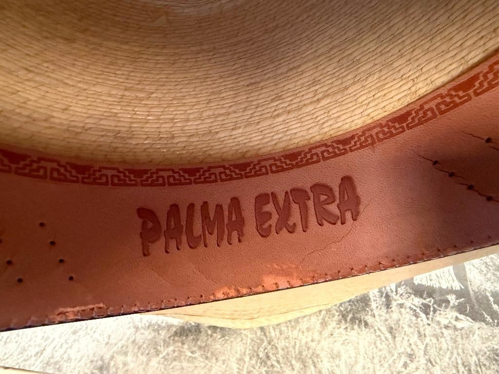 DOUBLE S PALMA EXTRA COMFORT COWBOY HAT WITH FEATHER AND HAT BAND - 6
