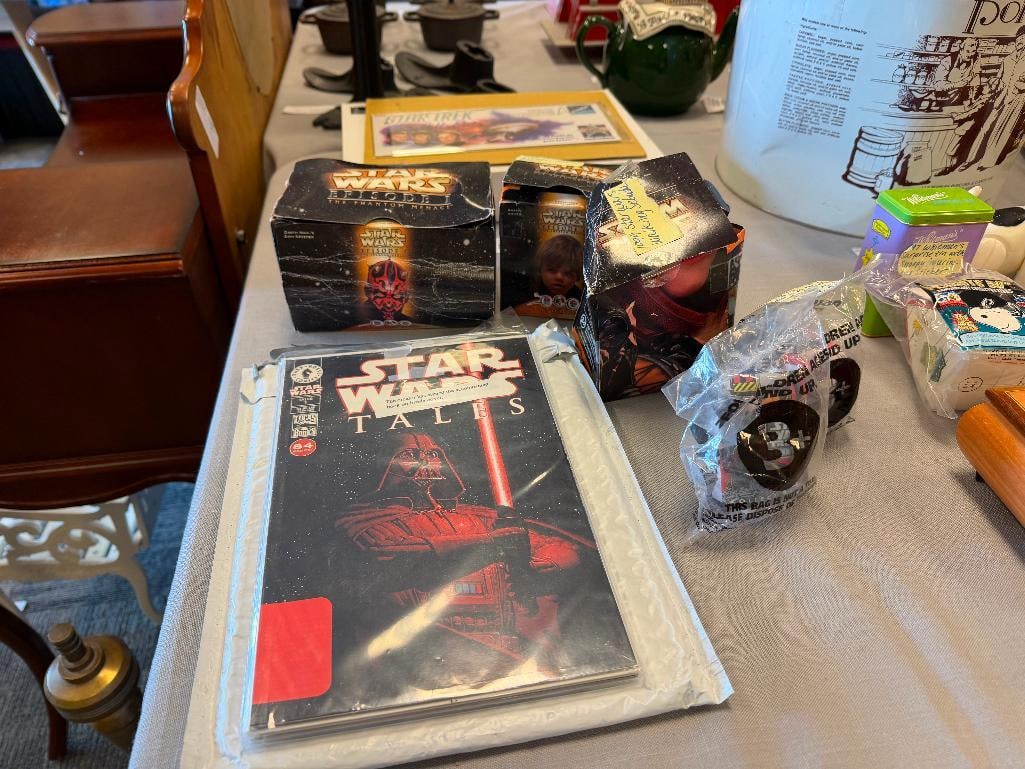 ASSORTED STAR WARS COLLECTIBLES INCLUDING STAR WARS TALES COMICS BY DARK HORSE SIGNED BY MIKE BARON - 2