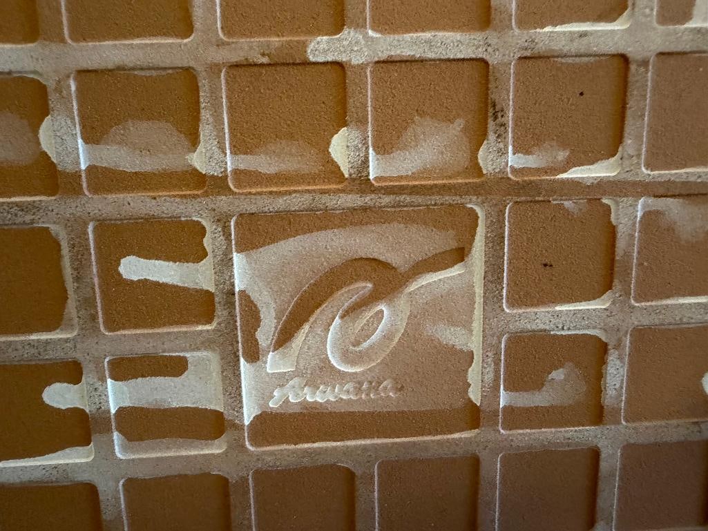 THREE ARWANA BLUE AND WHITE THAILAND MADE DEWI SARASWATI ARCHITECTURAL CLAY TILES - 4