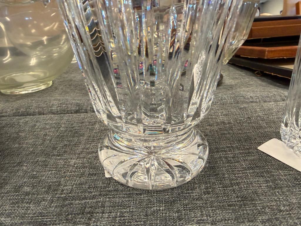 THREE ELEGANT CRYSTAL SHIP'S DECANTERS FEATURING VARIOUS DESIGNS - 7