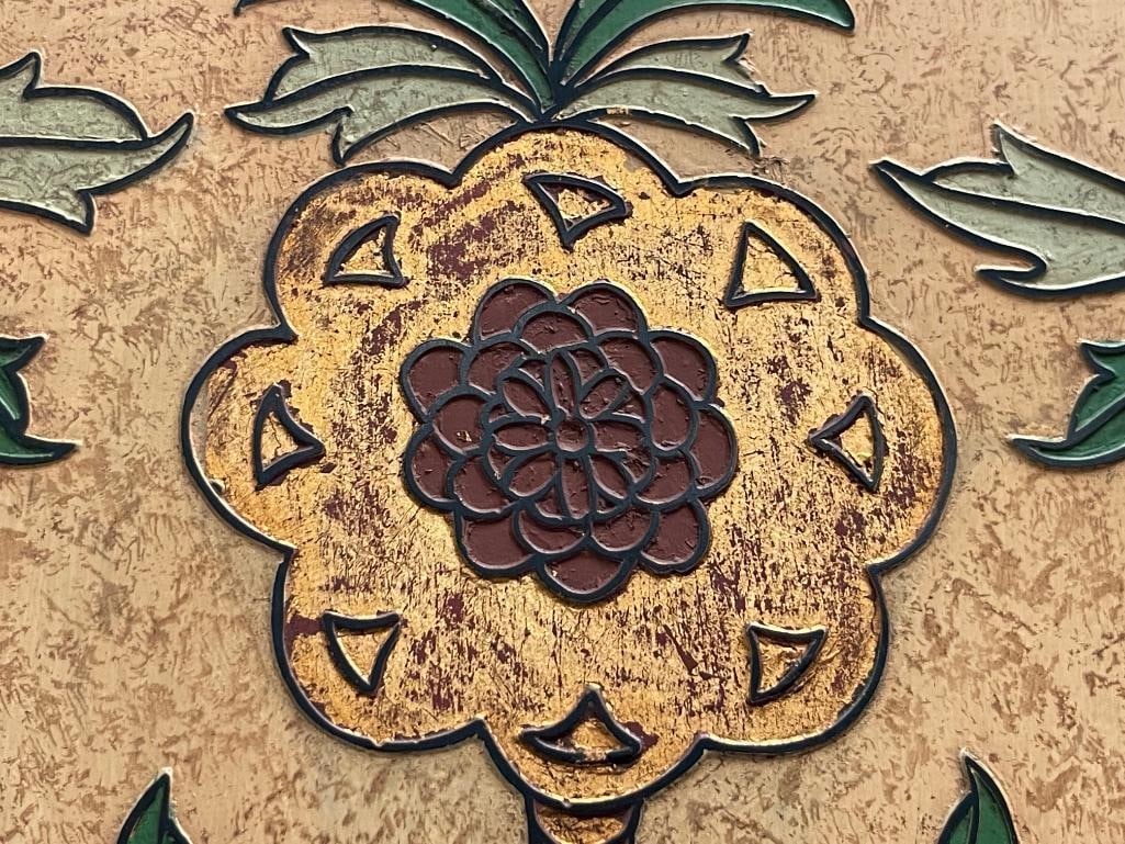 ELEGANT ART DECOR FOUR PANEL ARCHITECTURAL ILLUSION FOLDING ROOM SCREEN - 11