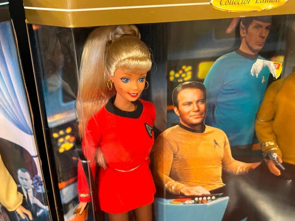 TWO MATTEL BARBIE DOLL SETS INCLUDING FRANKIE SINATRA AND BARBIE & KEN STAR TREK GIFT SET - 6