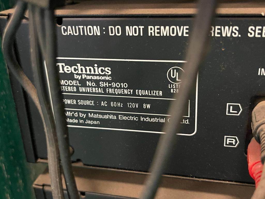 TECHNICS BY PANASONIC STEREO UNIVERSAL FREQUENCY EQUALIZER SH-9010 - 7