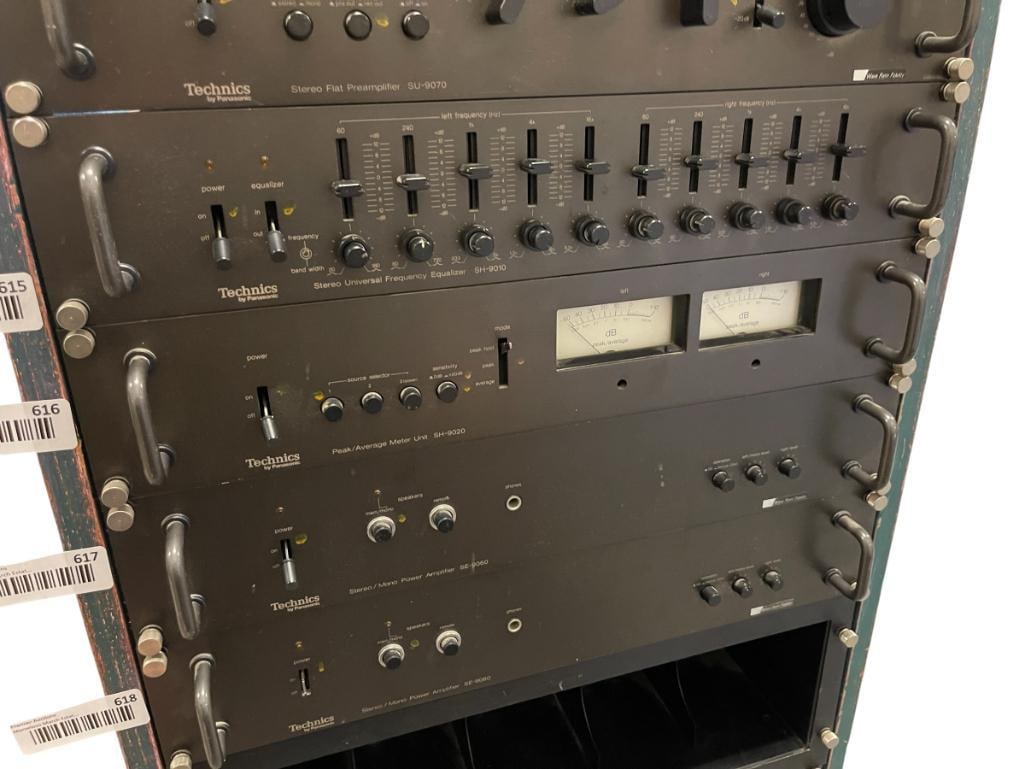 TECHNICS BY PANASONIC PEAK/AVERAGE METER UNIT SH-9020: POWERS ON 