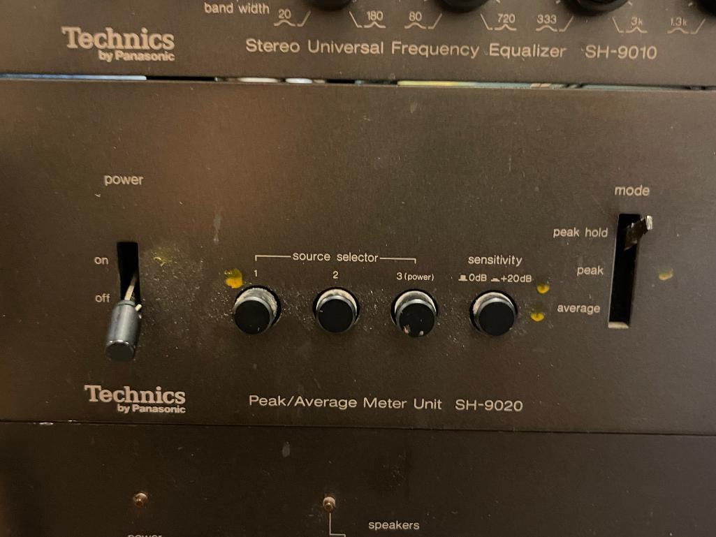 TECHNICS BY PANASONIC PEAK/AVERAGE METER UNIT SH-9020 - 2