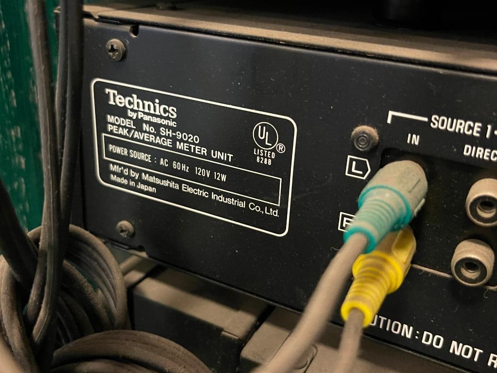 TECHNICS BY PANASONIC PEAK/AVERAGE METER UNIT SH-9020 - 6