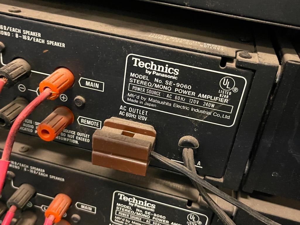 TECHNICS BY PANASONIC STEREO/MONO POWER AMPLIFIER SE-9060 - 5