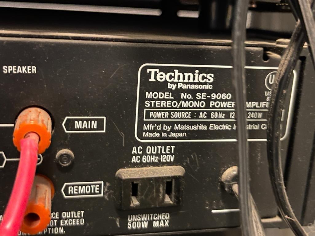 TECHNICS BY PANASONIC STEREO/MONO POWER AMPLIFIER SE-9060 - 8