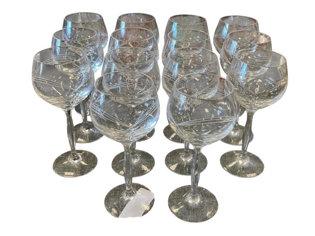 NORITAKE CRYSTAL COVE STEMWARE SET WITH WATERMARK (1 of 8)