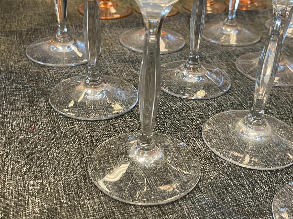 NORITAKE CRYSTAL COVE STEMWARE SET WITH WATERMARK - 7