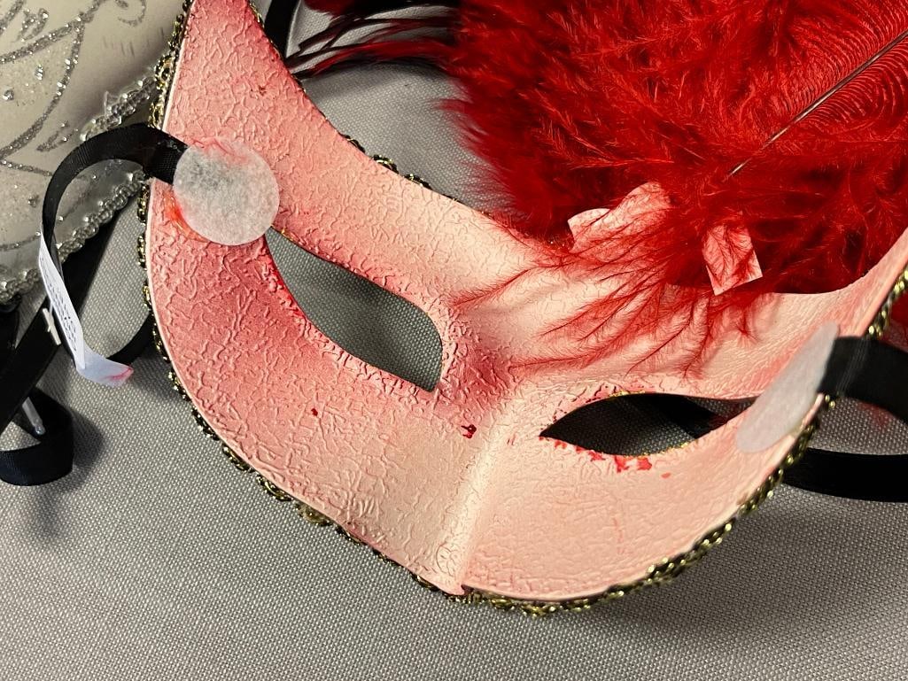 TWO HAND CRAFTED VENETIAN MASQUERADE MASKS - 10