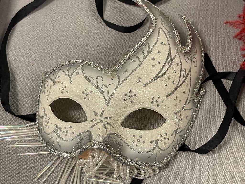 TWO HAND CRAFTED VENETIAN MASQUERADE MASKS - 3