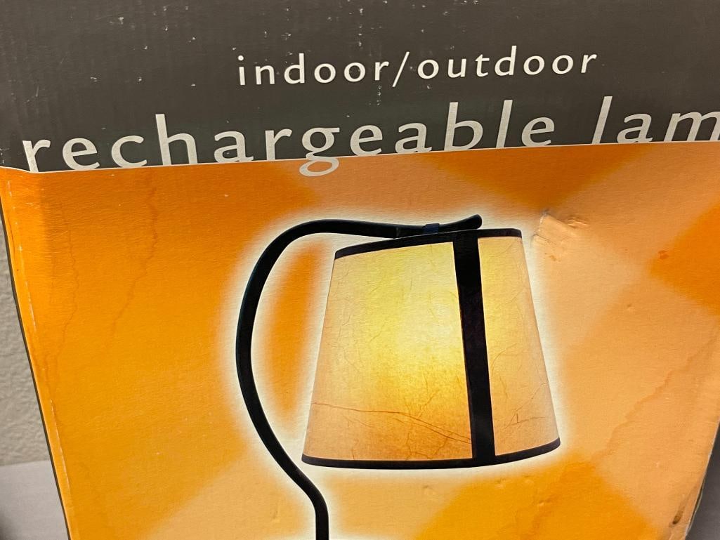 INDOOR / OUTDOOR RECHARGEABLE LAMP BY VECTOR OLD WORLD - 3