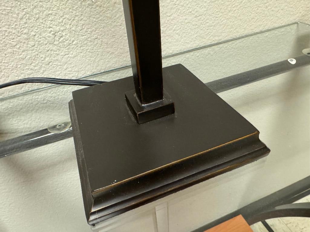 UNIQUE FIGURAL CANDLESTICK ELECTRIC TABLE LAMP BY POTTERYBARN - 4