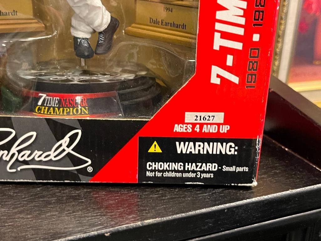 NASCAR ACTION MCFARLANE DALE EARNHARDT 7X CHAMPION FIGURINE WITH TROPHIES - 5