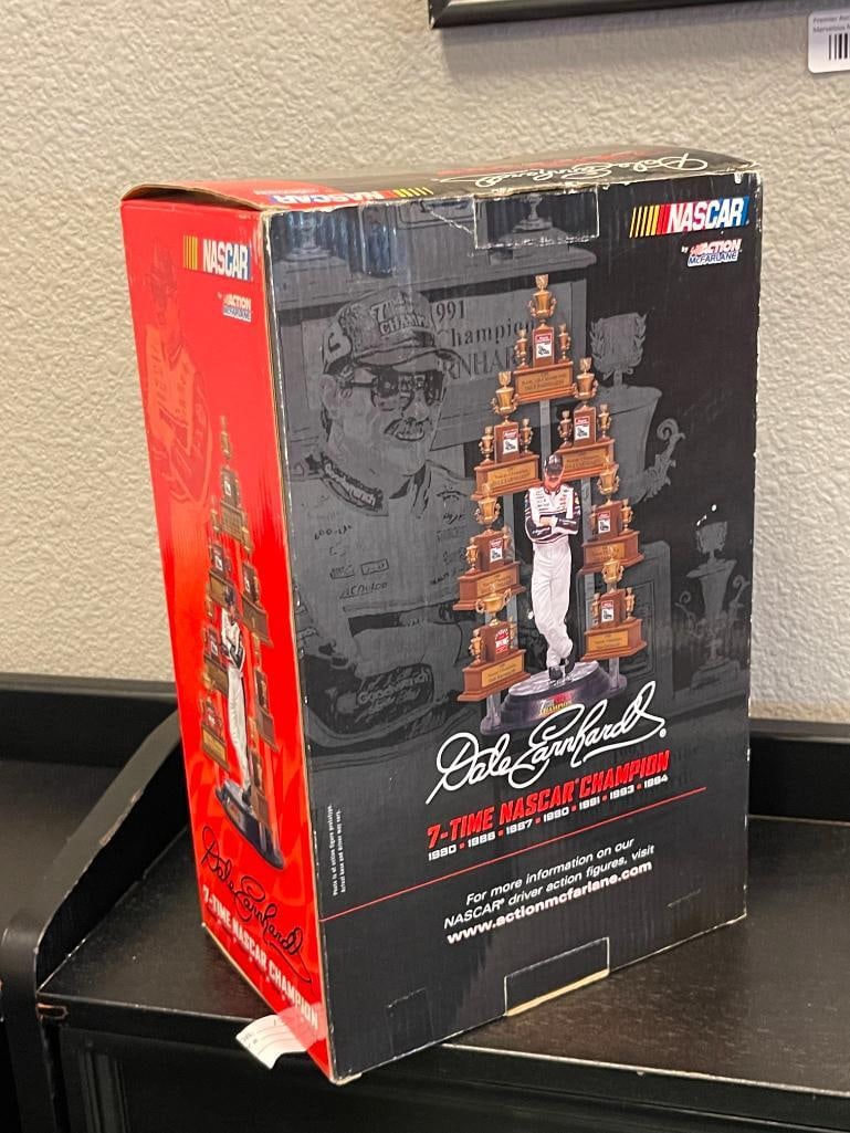 NASCAR ACTION MCFARLANE DALE EARNHARDT 7X CHAMPION FIGURINE WITH TROPHIES - 6