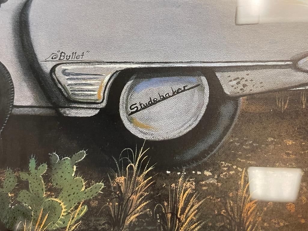 CAMERON BLAGG NATIVE WESTERNER NATIVE AMERICAN ART PRINT TITLED THEY WENT THAT-A-WAY - 6