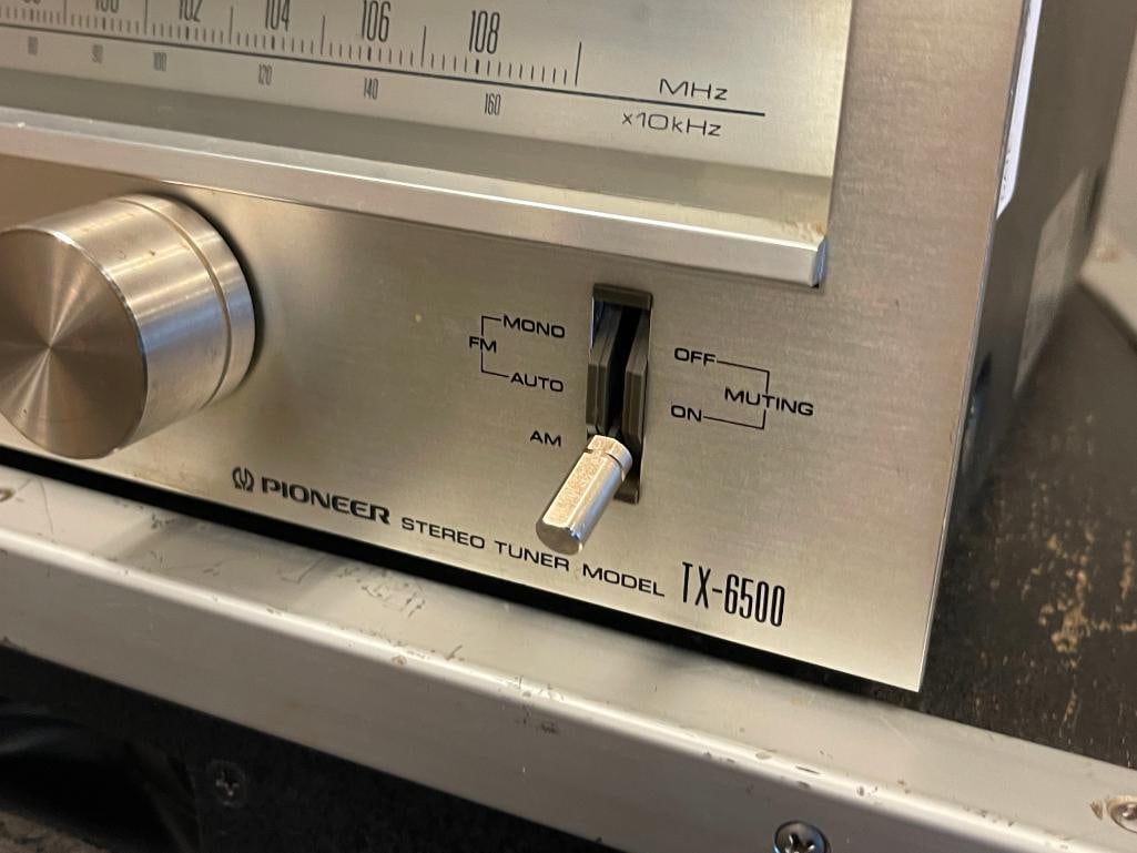 PIONEER 1976-1978 VINTAGE AM/FM STEREO TUNER TX-6500 - 3