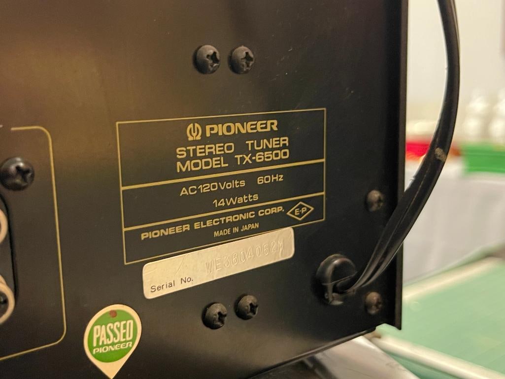 PIONEER 1976-1978 VINTAGE AM/FM STEREO TUNER TX-6500 - 5