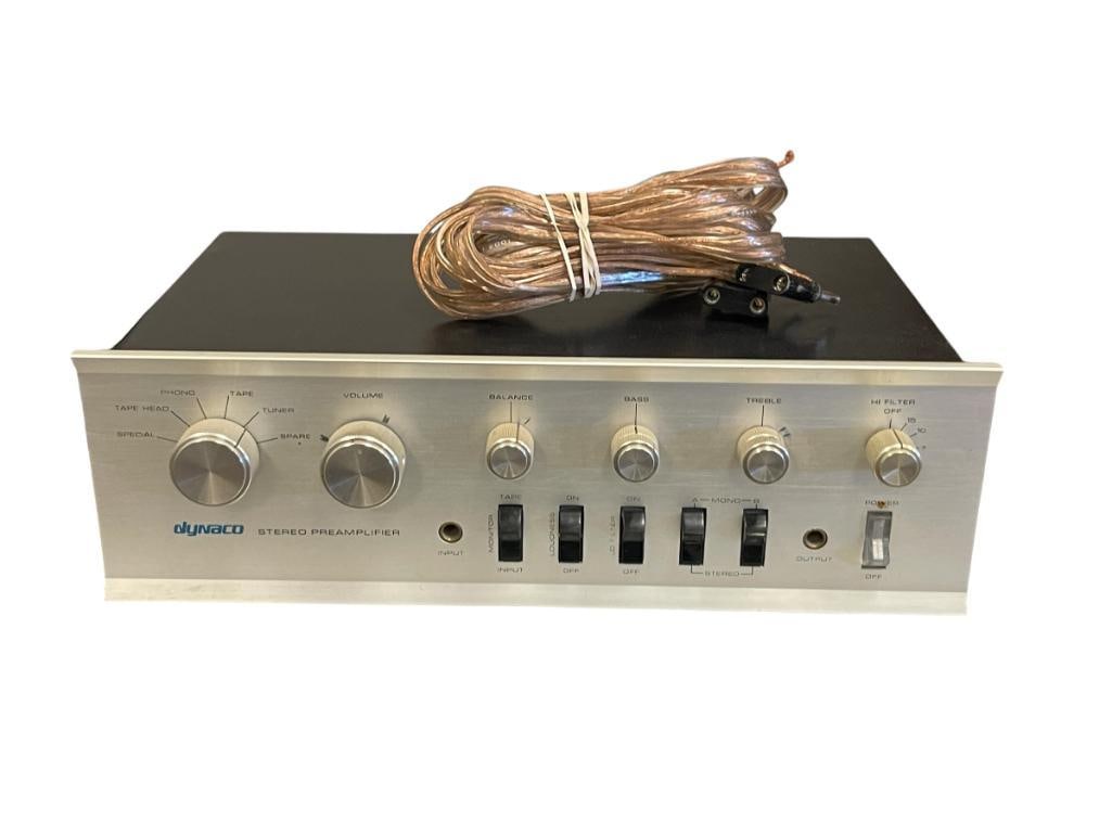 LATE 1960'S DYNACO PAT-4 STEREO PREAMPLIFIER: TESTED + 