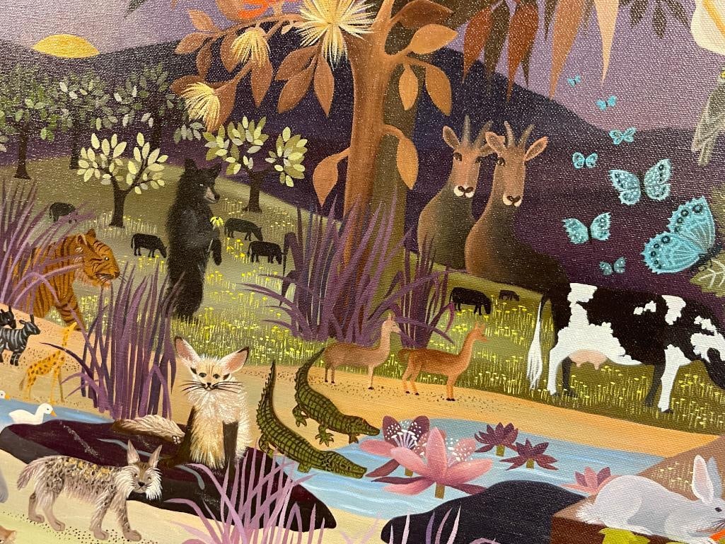 QUARTER SAWN OAK ARTS AND CRAFTS PERIOD ANTIQUE DROP FRONT SECRETARY'S DESK / BUREAU BOOKCASE TOP - 5