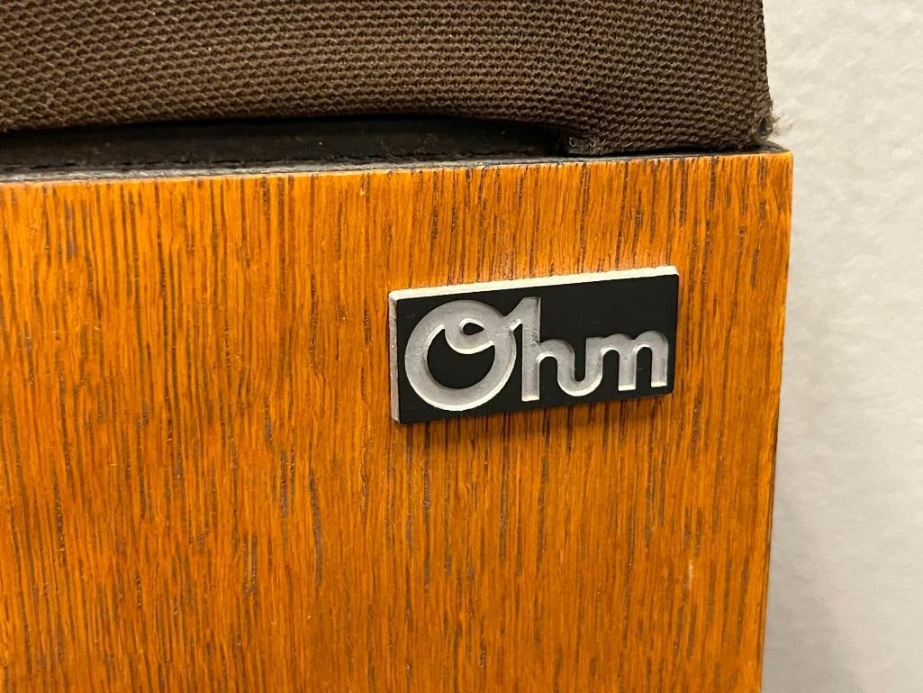 VINTAGE OHM WALSH 2 LOUDSPEAKER TOWERS CIRCA 1982 - 1989 - 5