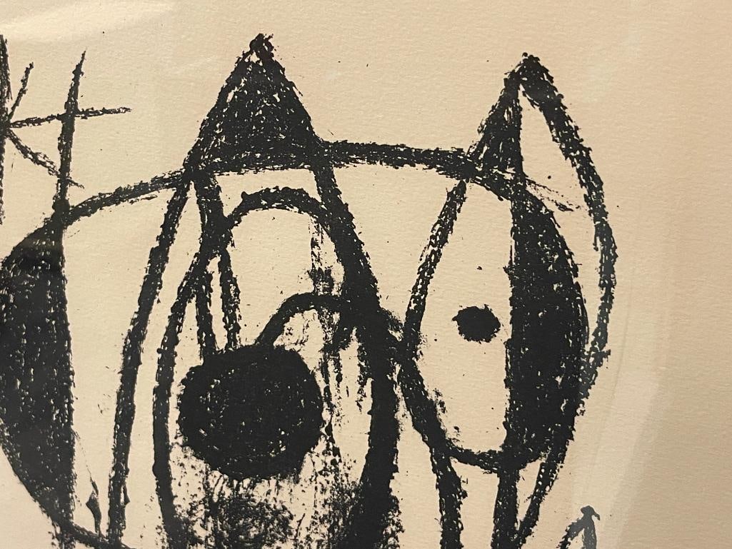 JOAN MIRO SPANISH ARTIST FROM BARCELONA HORS DE COMMERCE PRINT TITLED THE SURREAL BIRD - 3