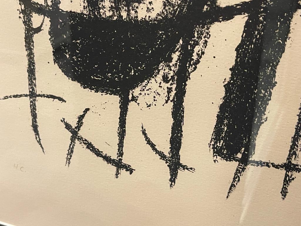 JOAN MIRO SPANISH ARTIST FROM BARCELONA HORS DE COMMERCE PRINT TITLED THE SURREAL BIRD - 4