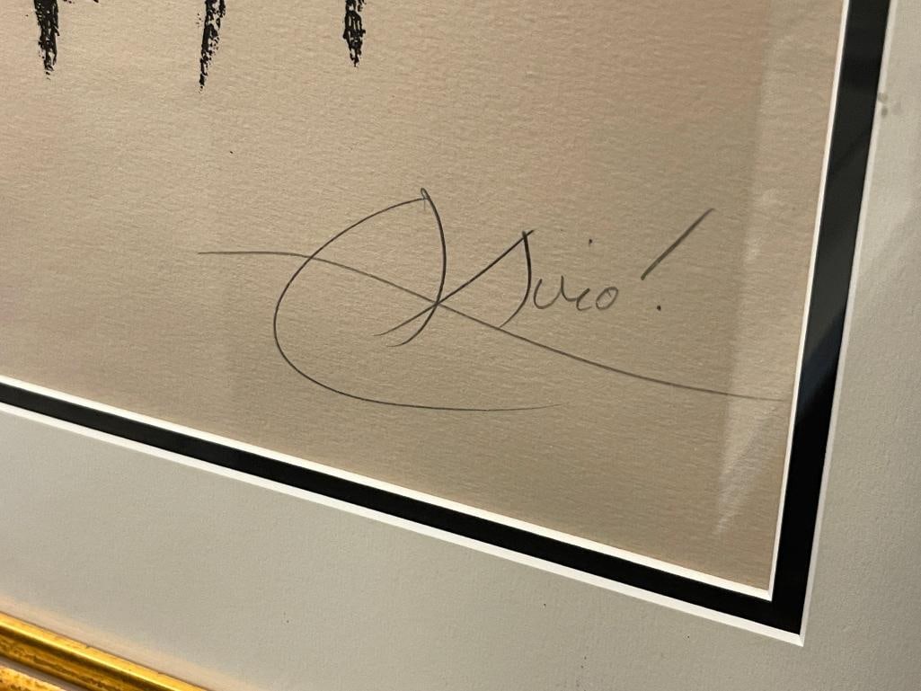 JOAN MIRO SPANISH ARTIST FROM BARCELONA HORS DE COMMERCE PRINT TITLED THE SURREAL BIRD - 5