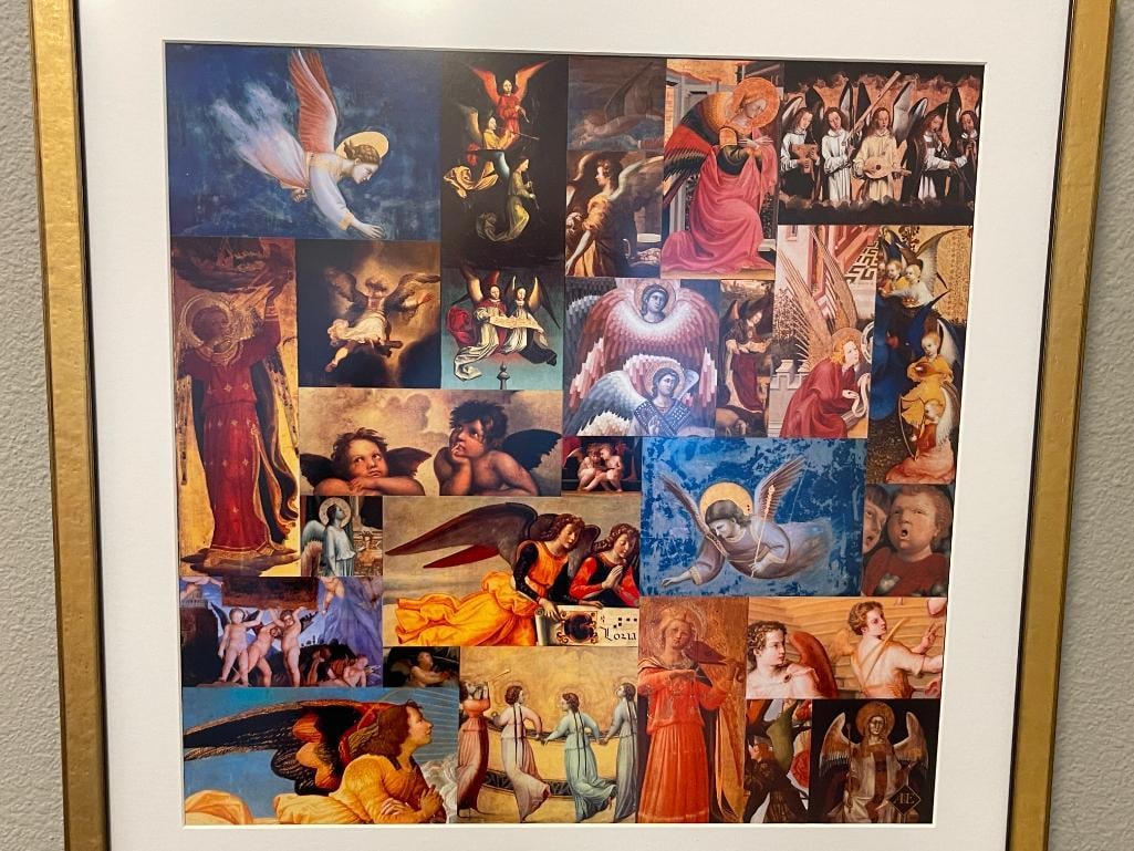 ANNIE EHRENREICH SATURATED MOSAIC TILE ART GICLEE PRINT - 2