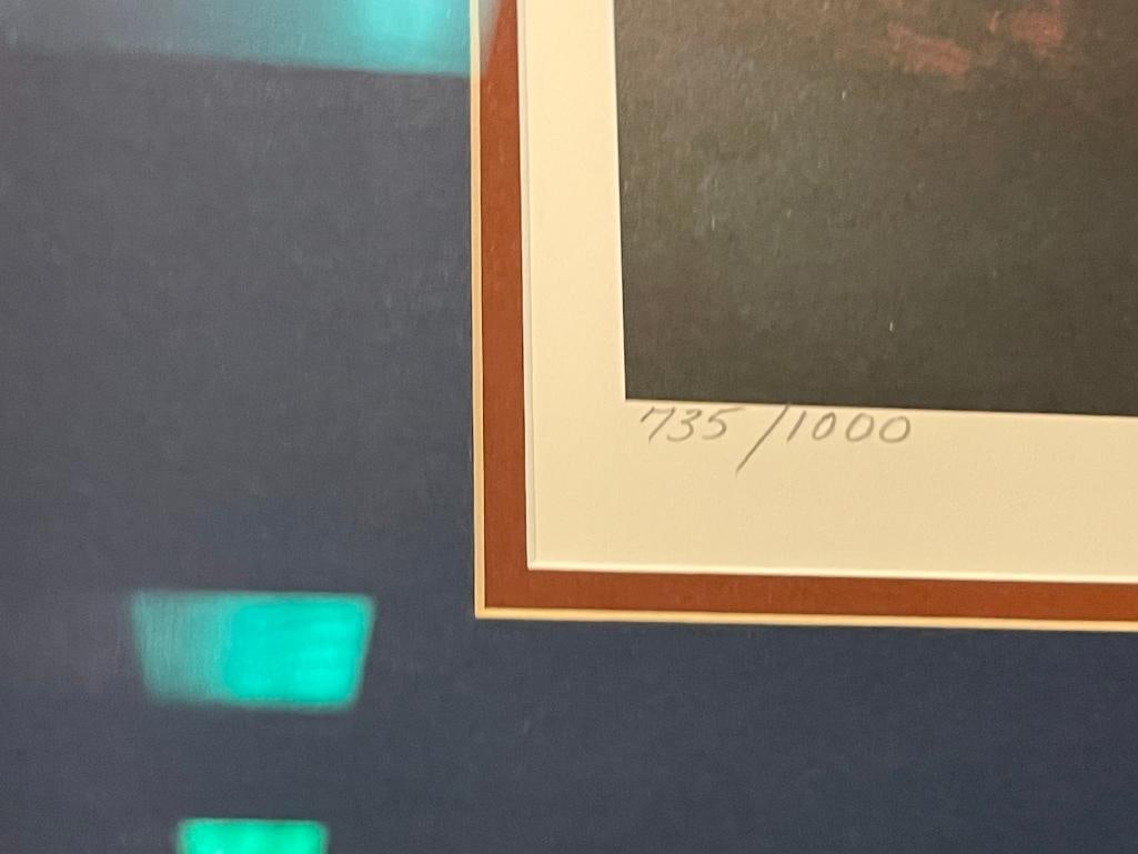 JAMES DIETZ AMERICAN ARTIST AVIATION PRINT TITLED THE FEW NO. 735/1000 - 5