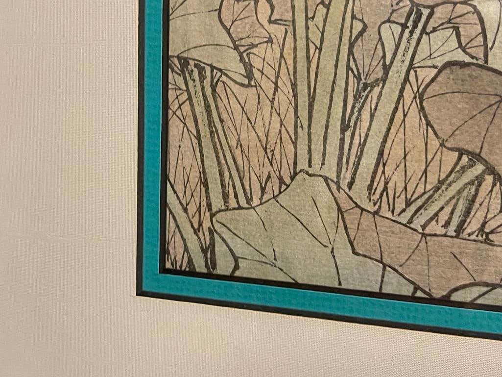 IMAO KEINEN JAPANESE WOODBLOCK AND PAINTER KACHO-E ARTIST BLOCK PRINTS OF BIRDS PERCHED ON TREES - 6