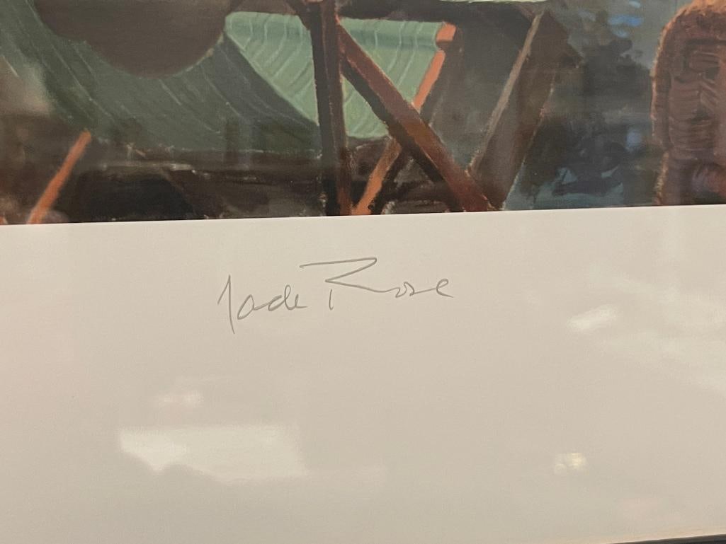 GIL COHEN AVIATION ARTIST LIMITED EDITION PRINT SIGNED BY FLIGHT LIEUTENANT PETE BROTHERS - 9