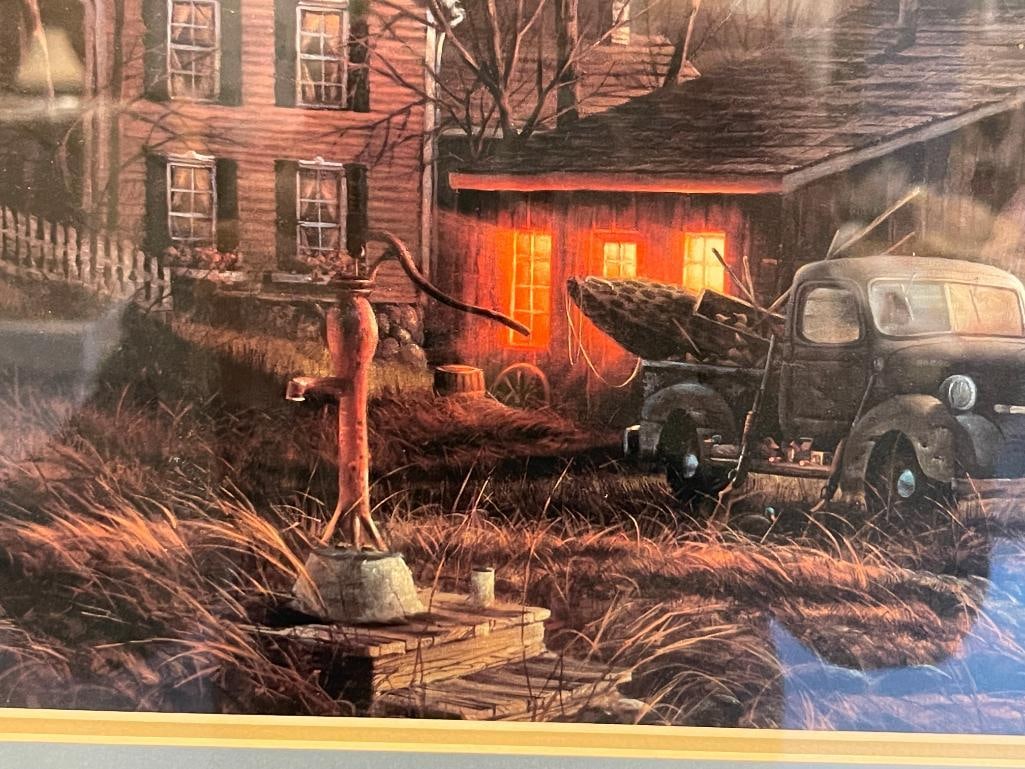 TERRY REDLIN AMERICAN ILLIUSTRATOR PRINT TITLED PREPARED FOR THE SEASON - 4